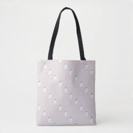 Süßes Pastell-Geister-Muster Tasche