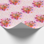Süßes Pastell Geschenkpapier (Ecke)