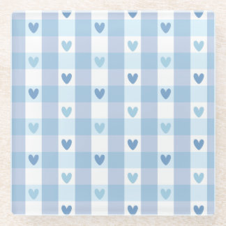 Süßes Pastell-Karolieb-Design Glasuntersetzer