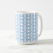 Süßes Pastell-Karolieb-Design Kaffeetasse (VorderseiteRechts)