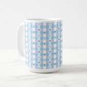 Süßes Pastell-Karolieb-Design Kaffeetasse (Vorderseite Links)