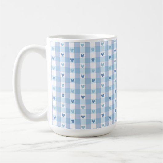 Süßes Pastell-Karolieb-Design Kaffeetasse (Links)