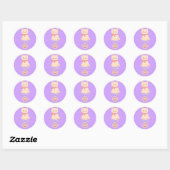 Süßes Pastell-Katzen Bleib Entspannt Sticker (Blatt)