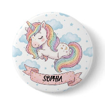 Süßes Pastell-Regenbogen-Einhorn-Wolken personalis