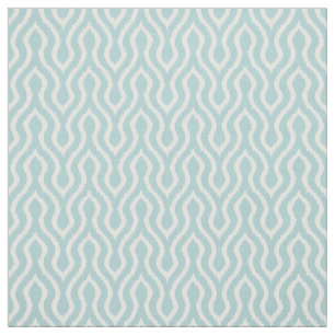 Süßes pastell türkis Chevron Ikat Muster Stoff