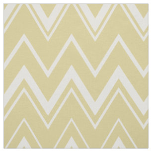 Süßes pastellgelbes Chevron-Muster Stoff