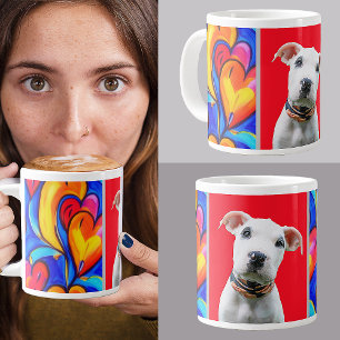 Süßes personalisiertes Hunde-Foto-Geschenk für Mam Jumbo-Tasse