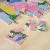 Süßes personalisiertes Osthasen-Puzzle Puzzle (Seite)