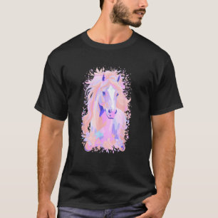 Süßes Pferd-Design farbenfrohe Pferdesilhouette fü T-Shirt