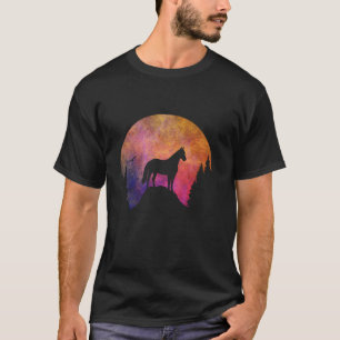 Süßes Pferd fürs Reiten Pferdeliebhaber Mädchen  T-Shirt