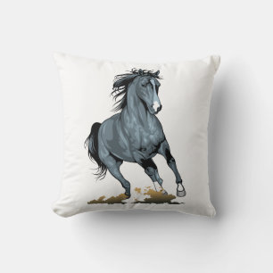 Süßes Pferd Geschenk Reitpony Hengst Western Kissen