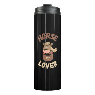 Süßes Pferd-Thermal-Tumbler Thermosbecher