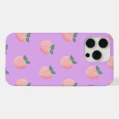 Süßes Pfirsich-Muster-iPhone-15-Pro-Max-Case. iPhone Hülle (Rückseite (Horizontal))
