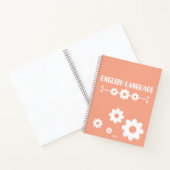 Süßes Pfirsich-Notizbuch Notizblock (Innenseite)
