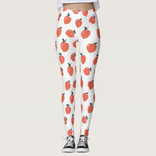 Süßes Pfirsichmuster Leggings