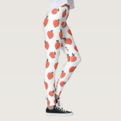 Süßes Pfirsichmuster Leggings (Rechts)