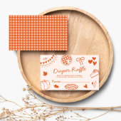 Süßes Pie-Fall-Baby-Shower-Windel-Raffle-Schild Poster