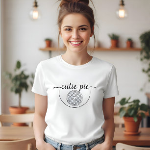 Süßes Pie Frauen Lustiger Spruch Grafik T-Shirt