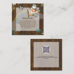 Süßes Pilot-Baby-Gedichtbuch Anfrage-QR-Code Mitteilungskarte