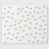 Süßes Pilz-Packpapier Geschenkpapier (Flach)