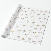 Süßes Pilz-Packpapier Geschenkpapier (Ungerollt)
