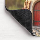 Süßes Pilzhäuschen Mousepad (Ecke)