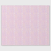 Süßes Pixel-Herzgeschenk Geschenkpapier (Flach)