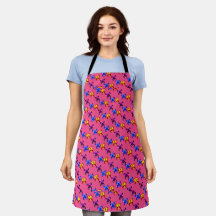 Süßes Pixel-Schmetterlingsmuster mit heißem rosa H