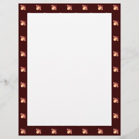 Süßes pixeliges Affengesicht (Vorderseite)