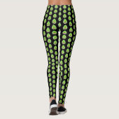 Süßes pixeliges Ei-Monster Leggings (Rückseite)