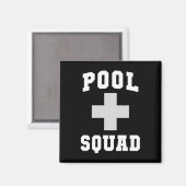 Süßes Pool-Team Retter Dispatch Rettungsschwimmer Magnet (Vorderseite/Rückseite)