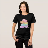 Süßes Popsicle-Design Tri-Blend Shirt (Vorderseite voll)