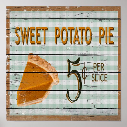 Süßes Potato Pie Poster (Vorne)