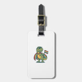 Süßes Pride-Dinosaurier-Vektor-Shirt-Design_1 Gepäckanhänger (Vorderseite vertikal)