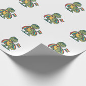 Süßes Pride-Dinosaurier-Vektor-Shirt-Design_1 Geschenkpapier (Ecke)