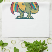 Süßes Pride-Dinosaurier-Vektor-Shirt-Design_1 Geschirrtuch (Gefaltet)