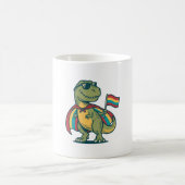 Süßes Pride-Dinosaurier-Vektor-Shirt-Design_1 Kaffeetasse (Mittel)
