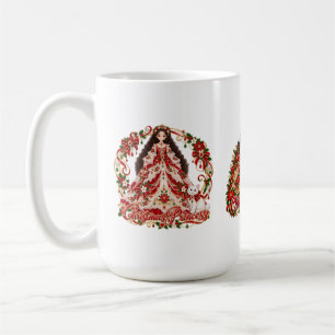 Süßes Prinzessinnen-Weihnachtsdesign! Kaffeetasse