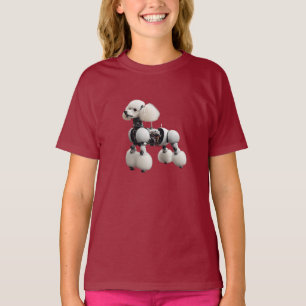 Süßes Pudel-Roboter-Kinder-T-Shirt T-Shirt