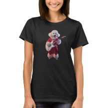 Süßes Pudel Rockstar T-Shirt