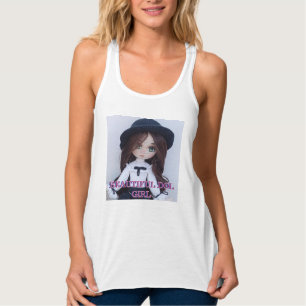 Süßes Puppen-Mädchen Tank Top – Handgefertigter kü