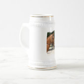 Süßes Quarterhorse-Bier Stein Bierglas (Vorderseite Links)
