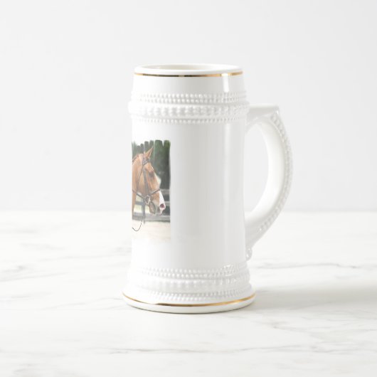 Süßes Quarterhorse-Bier Stein Bierglas (VorderseiteRechts)