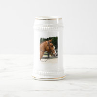 Süßes Quarterhorse-Bier Stein