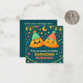 Süßes Ramadan Mubarak  Mitteilungskarte