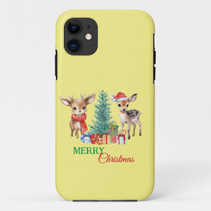 Süßes Reh Rentier Santa Frohe Weihnachtsfeier Case-Mate iPhone Hülle
