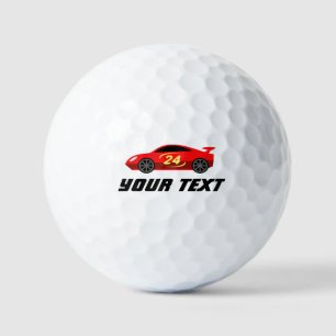 Süßes Rennauto-Golfball für Kinders Miniatur-Golf Golfball