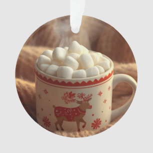 Süßes Rentier mit Schal-Ornament Kinder-Weihnach Ornament