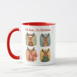Süßes Rentier Weihnachten – Oh Hirsch Tasse