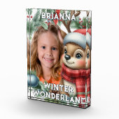 Süßes Rentier Weihnachts-Fotoblock Fotoblock (Rechts)